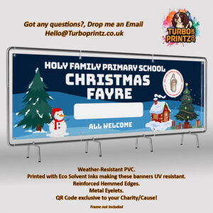 Christmas Event Banner - Design 1 - With Logo