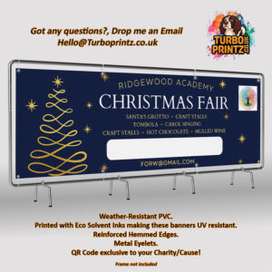 Christmas Event Banner - Design 3 With Logo