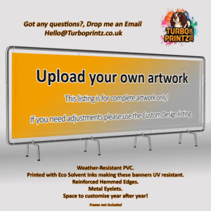 Upload Your Own Design Banner